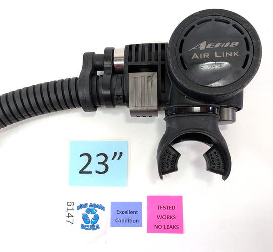 Aeris Air Link Octo Inflator Regulator Alternate Air Source Scuba Dive