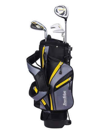 Tour Edge HL-J Junior Iron Set (YELLOW 2x1, Graphite Juniors, LEFT) NEW