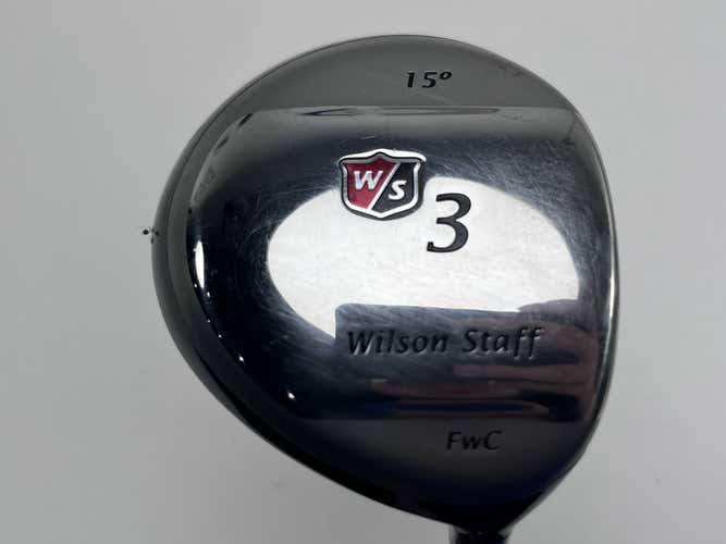 Wilson Staff FWC 3 Fairway Wood 15* Grafalloy Nano Tech Stiff Graphite Mens RH