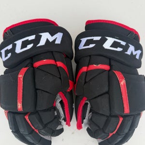 CCM HG12 Pro Stock Hockey Gloves 14" BLACKHAWKS 3117