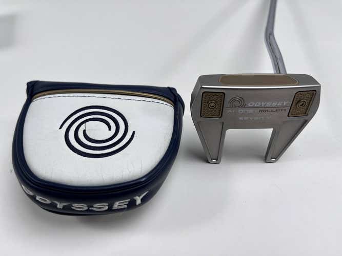 Odyssey Ai-ONE Silver Milled Seven T Putter 34" Stroke Lab Mens RH HC NEW