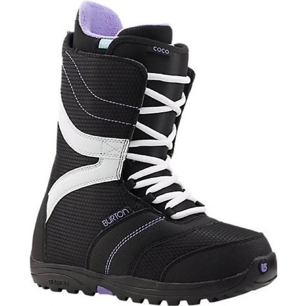 burton coco snowboard boots white gray womens Soft Flex Thin Profile 3D Molded Tongue * COMFORT Burton Women's Coco Snowboard Boot,