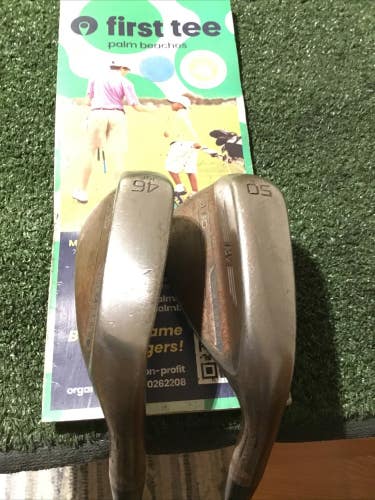 Titleist Vokey Design SM10 F Grind Wedge Set 46* PW & 50* GW X-Stiff X100 Steel