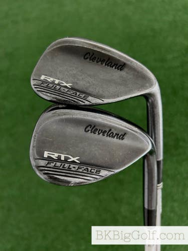 Cleveland RTX Full Face Black 2 Wedge Set (52 & 58 Degrees)