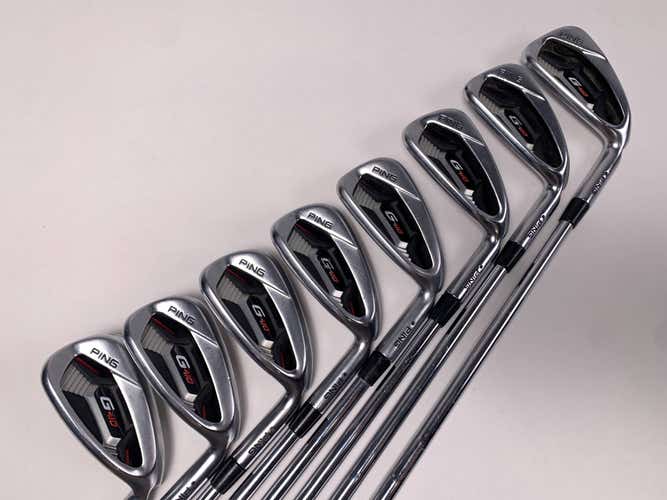 Ping G410 Iron Set 4-PW+GW Black Dot KBS Tour 130 130g Extra Stiff Steel Mens RH