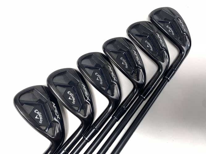 Callaway Apex 21 Black Iron Set 5-PW Fujikura Axiom VeloCore 75g Regular RH