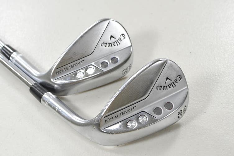 Callaway Jaws Raw Chrome 52*, 58* Wedge Set NS Pro Modus3 Stiff RH Steel #213937