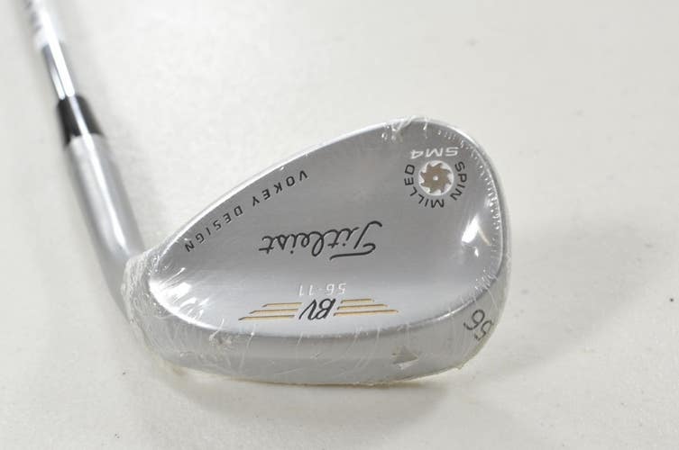 Titleist Vokey SM4 Tour Chrome 56*-11 Wedge Right Wedge Flex Steel NOS # 213970