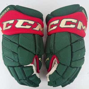 CCM JetSpeed FT1 Pro Stock Hockey Gloves 14” Green WILD 3162