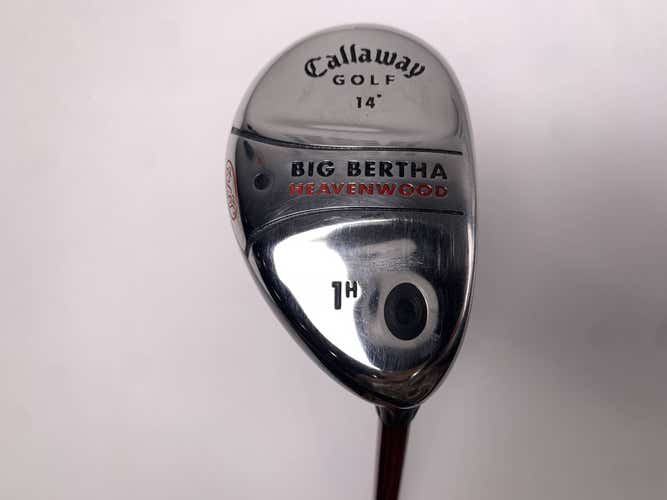 Callaway Big Bertha Heavenwood 1 Hybrid 14* RCH 75w Firm Graphite Mens RH