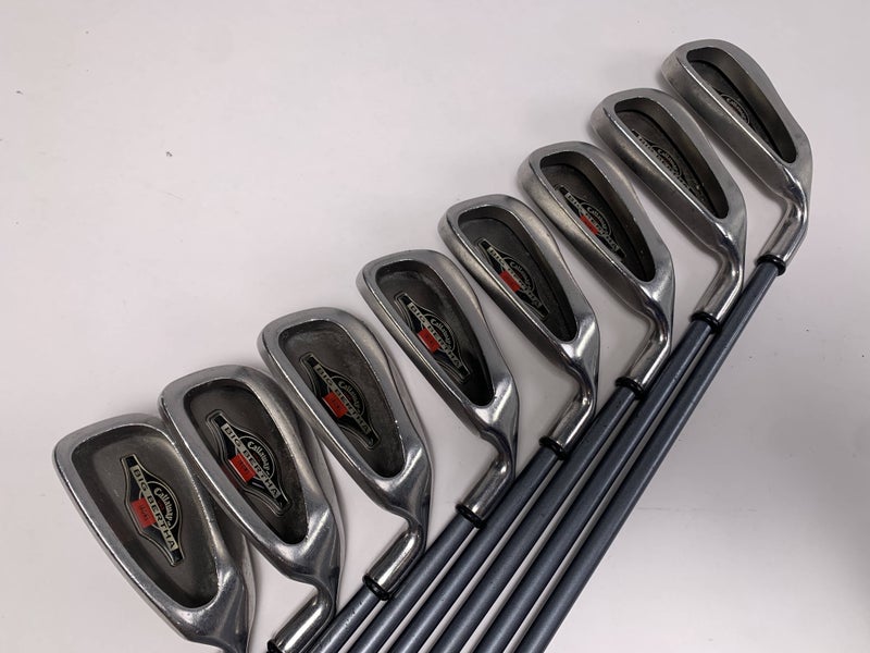 Callaway Big Bertha 1996 Iron Set 3-PW RCH 90 Regular Graphite Mens RH +1/2''