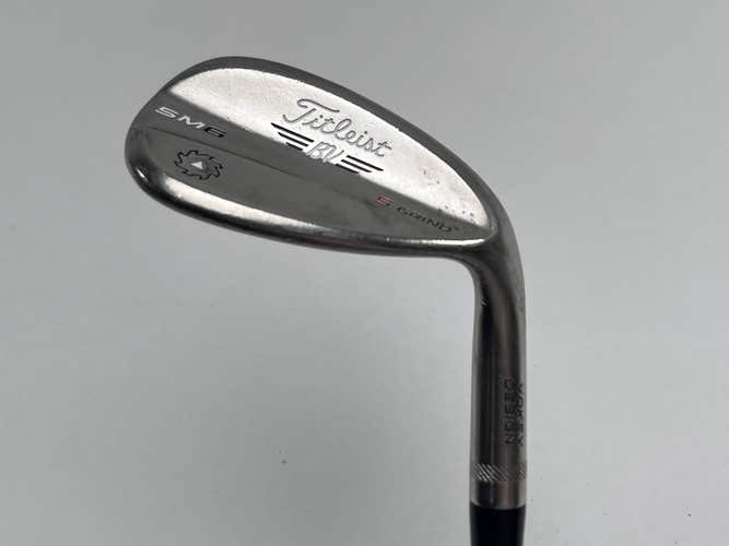 Titleist Vokey SM6 Steel Grey Wedge 58* 10 Bounce S-Grind Wedge Steel Mens RH