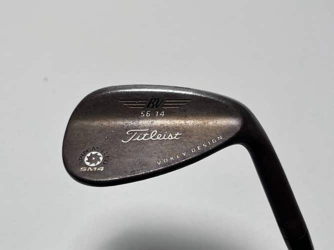 Titleist Vokey Spin Milled SM4 Oil Can Wedge 56* 14 Bounce Wedge Steel Mens RH