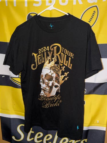 Tailorbyrd Jelly Roll 2024 Tour Graphic T Shirt Concert Tee Men’s Size Large Use