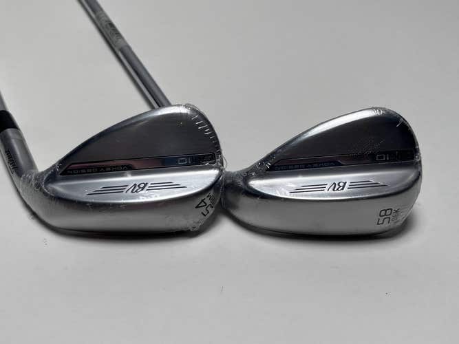 Titleist Vokey SM10 Tour Chrome Wedge Set 54* 8 58* 6 Vokey Wedge Steel Mens RH