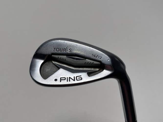 Ping Tour-S Chrome Wedge 56* 12 Bounce Black Dot Project X 6.0 Wedge Steel RH
