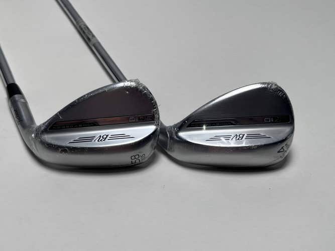 Titleist Vokey SM10 Tour Chrome Wedge Set 54* 8 58* 10 Vokey Wedge Steel Mens RH