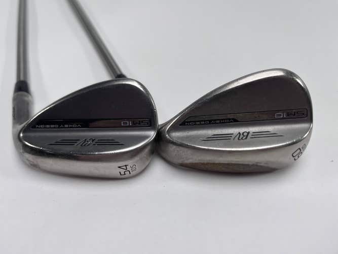 Titleist Vokey SM10 Nickel Wedge Set 54* 10 60* 12 SteelFiber i95 CW Regular RH