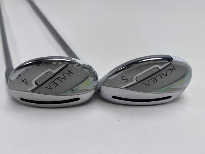 TaylorMade Kalea Ladies 4 & 5 Hybrid Set 22* 26* Kalea 45g Ladies RH