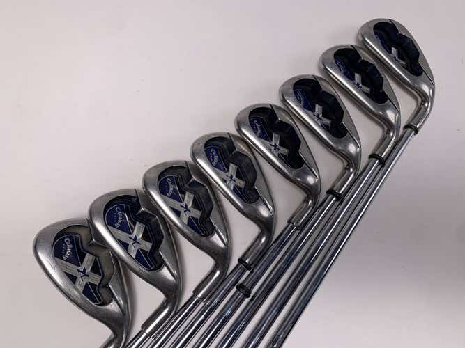 Callaway X-18 Iron Set 3-PW Uniflex Steel Mens RH