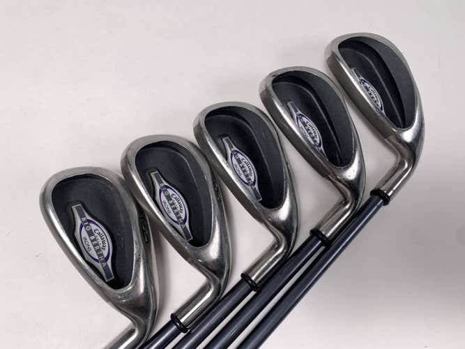 Callaway Big Bertha 2002 Iron Set 5-9 RCH 65i Ladies RH