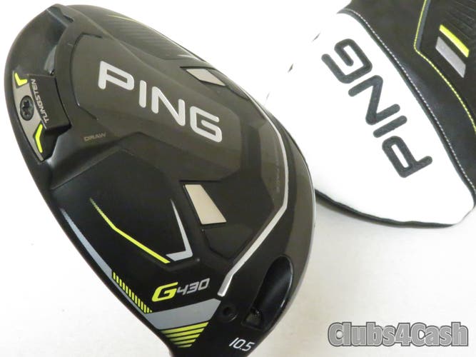 PING G430 Max Driver 10.5 TOUR 2.0 Chrome 65 Stiff Flex +Cover  MINT