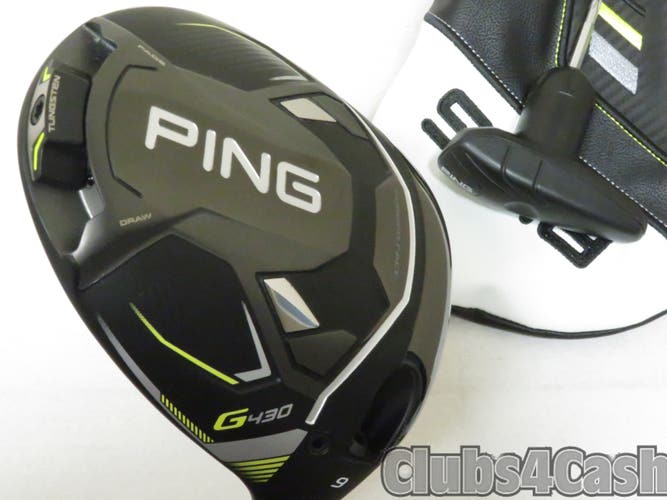 PING G430 MAX Driver 9 TOUR 2.0 Black 75X +Cover & Tool .. MINT