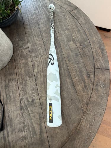 2025 Rawlings Icon Composite USSSA Certified Bat (-8) 22 oz 30" (Used)