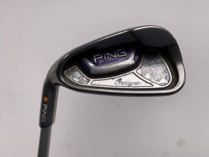 Ping Serene Single 8 Iron Orange Dot 2* Flat ULT 210 Ladies Graphite Womens LH