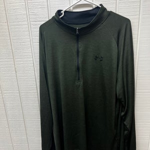 Under Armour Men’s 3XL Quarter Zip Sweatshirt Lightweight Army Green Sporty XXXL