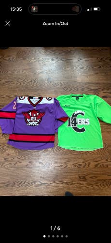 Youth XL hockey jerseys