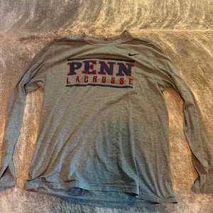 Penn Lacrosse Team Issued Long Sleeve Practice Shirt