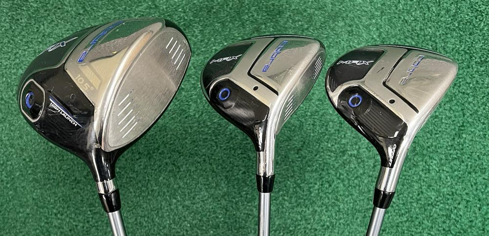 Cobra MAX 3 Driver Fairway Wood Set 1-3-5 Woods MRH Regular Flex Graphite w/HC