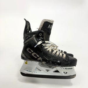Used Black CCM Tacks XF Pro Skates | 9 D | Chicago Blackhawks Nolan Allan | BH309