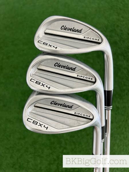 Cleveland CBX4 Zipcore 3 Wedge Set (50, 54, & 60 Degrees) +1