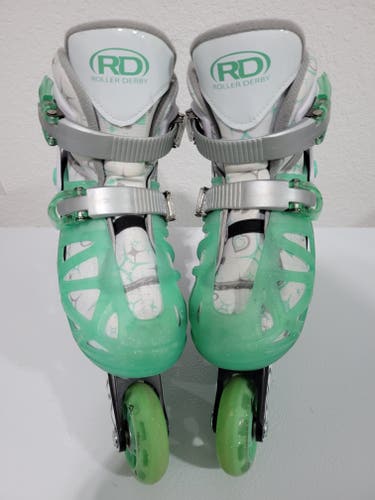 Inline Skates Regular Width Adjustable Size 2-5 (Used)
