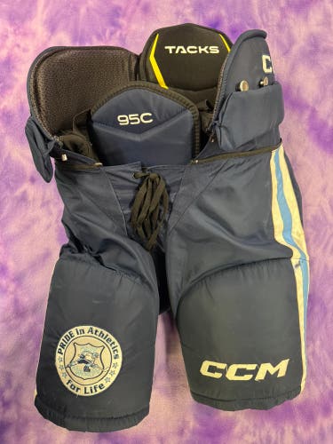 Blue Senior Small CCM Tacks 95C Hockey Pants (Used)