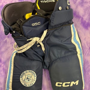 Blue Senior Small CCM Tacks 95C Hockey Pants (Used)