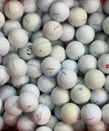 36 Titleist Pro V1/ Pro V1 X Value AA Used Golf Balls w/Mesh Bag
