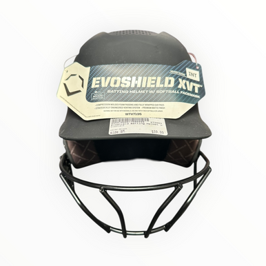 Used Evoshield Batting Helmet w/Mask Black SM 11375-S000375241