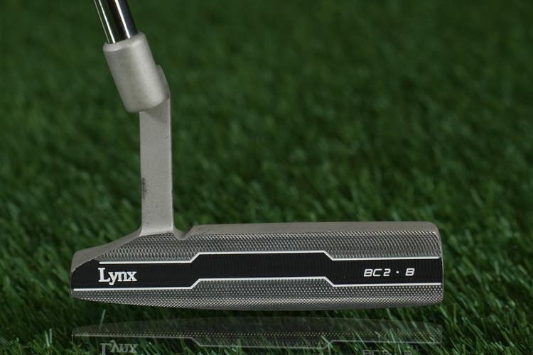 Lynx BLACKCAT BC2-B Plumbers Neck Putter Blade 35.5" Steel Shaft Lefty LH