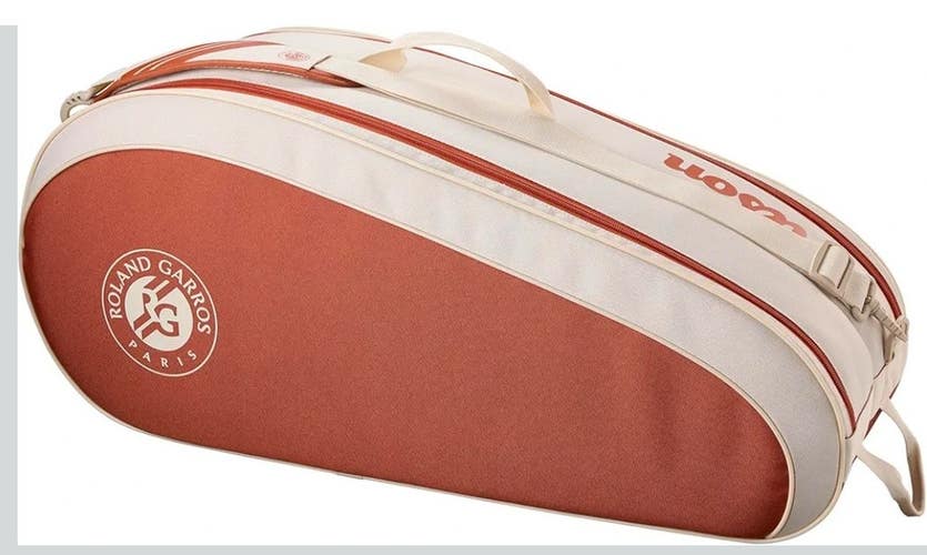 Wilson 2025 Roland Garros Team 6PK Racket Bag Racquet Sports Tennis French Open
