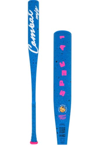 Combat MFG Spec A1 Alloy BBCOR Certified Bat (-3) 30 oz 32" (New) blue cookie monster