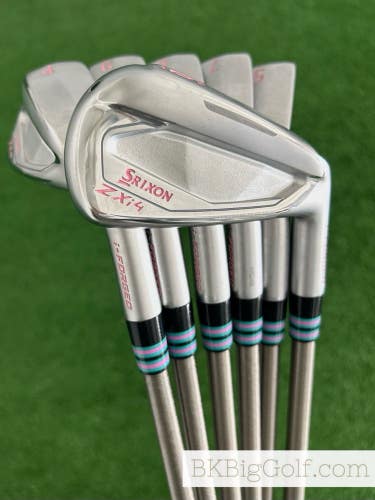 Srixon ZXi4 Forged 25 Iron Set 5-P / SteelFiber i70 Regular Graphite