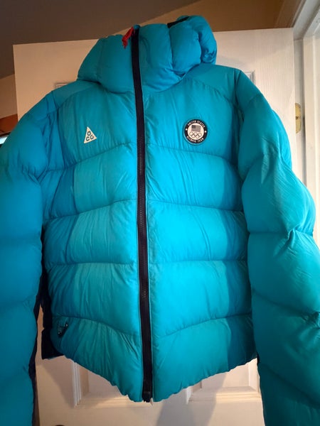 Team USA 2026 Olympic Turquoise Blue Unisex Adult XL Nike Jacket (New)