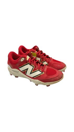Used New Balance FRESH FORM 3000V7 BB/SB Cleats Red Youth 09.5 11859-S000029543