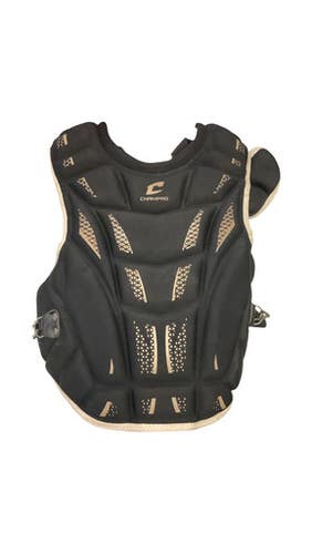 Used Champro CHAMPRO CHEST PROTECTOR Catchers Chest Protector Black Intermed 11859-S000029519