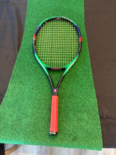 Tennis Racquet: Wilson Pro-Staff 6.7 EB tennis racket. Grip: 41/8, head:110”