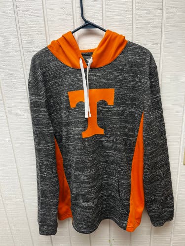 Fanatics Tennessee Vols Men’s Large Hoodie Gray/Orange Sweatshirt Fleece NCAA