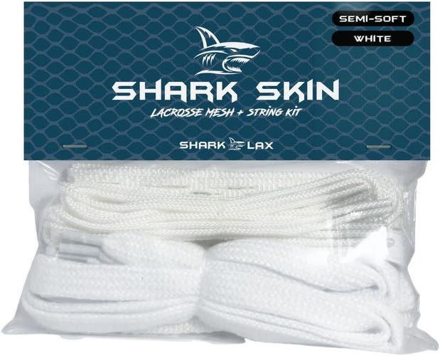 Shark Lax Semi Soft Lacrosse Mesh & Stringing Kit